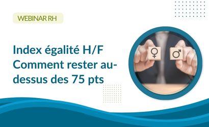 Webinaire index égalité Homme Femme - Visuel