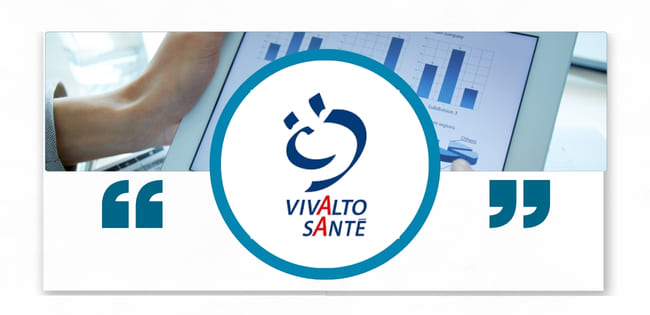 Avis client de Vivalto santé pour le logiciel GrafiQ 