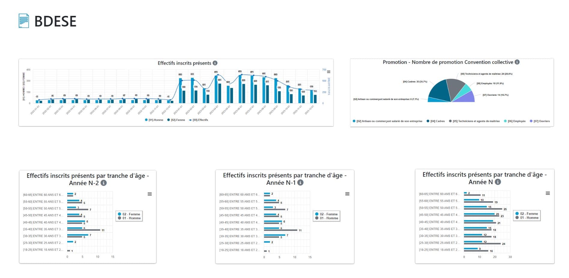 Logiciel Rh pour automatisation de la BDESE