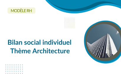 Modèle bilan social individuel - Visuel