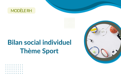 Modèle bilan social individuel - Visuel